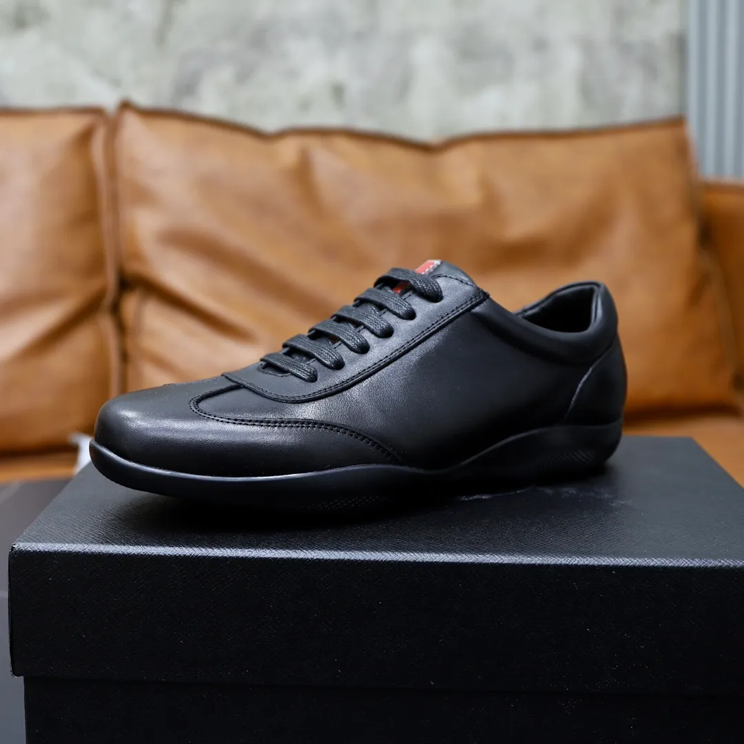 Men's shoes💰600💰Top original order Brand: PRADA (Prada) Standard code: Men's code 38/44 (45 can be customized) Grade: Same as the official website Material: Original cowhide surface, cowhide lining, original wear-resistant soft outsole Style category: casual sports shoes, young fashion, European and American trends, British style Color: actual picture color
